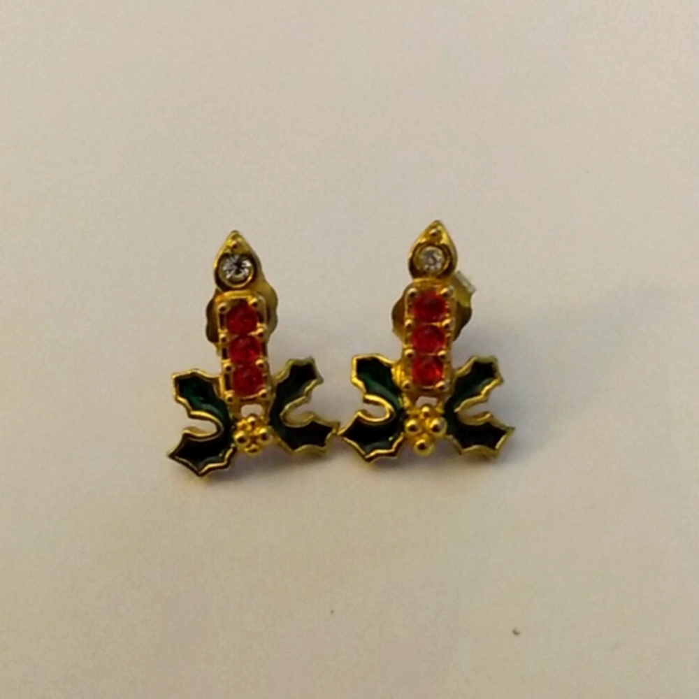 Costume Xmas Earrings studs 